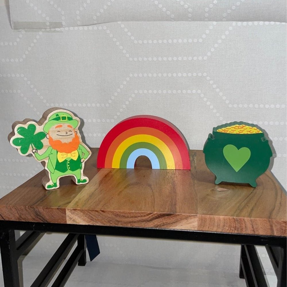 Target BP Wooden St. Patrick’s Day Signs Rainbow- set of 3 st paddy's
